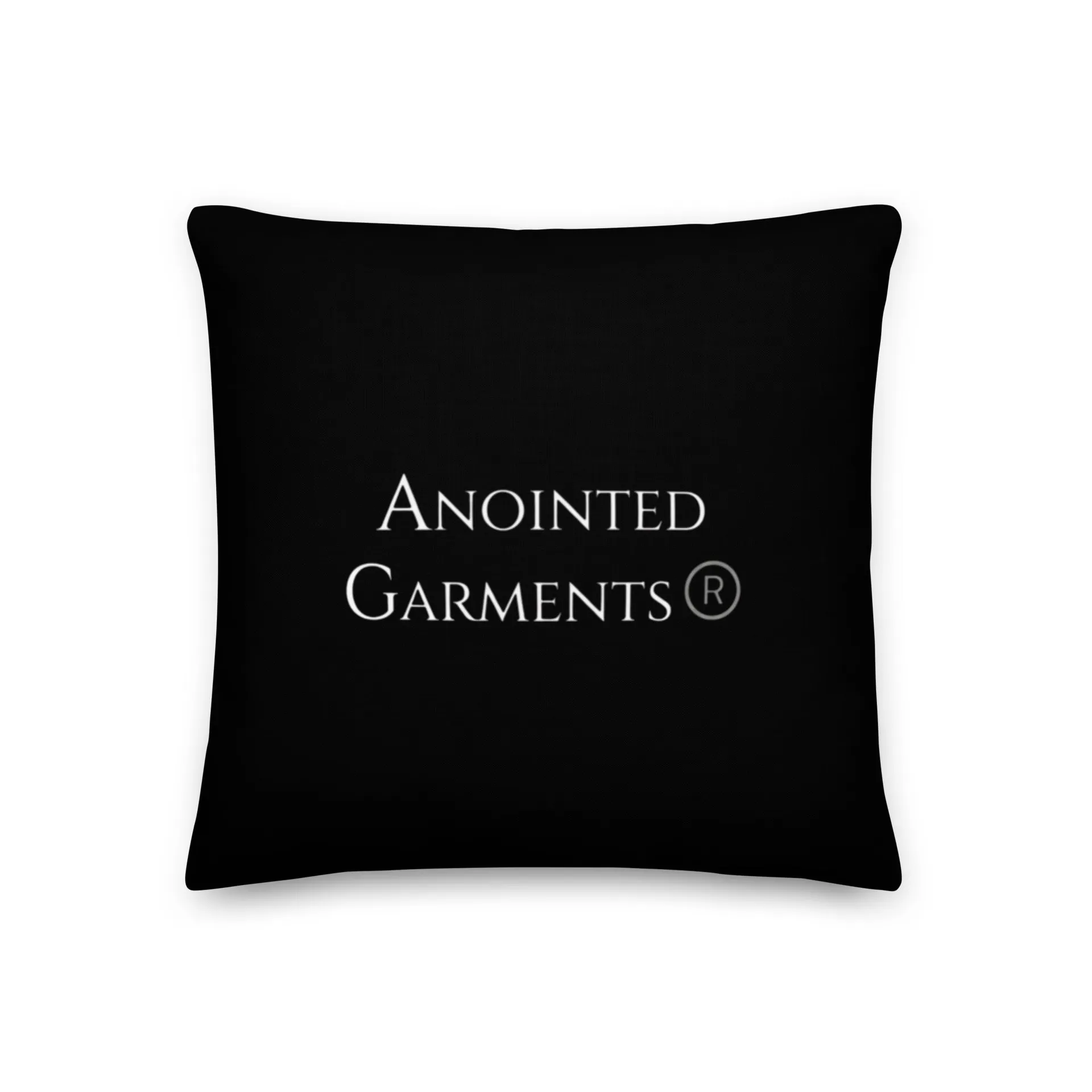 Black premium accent pillow
