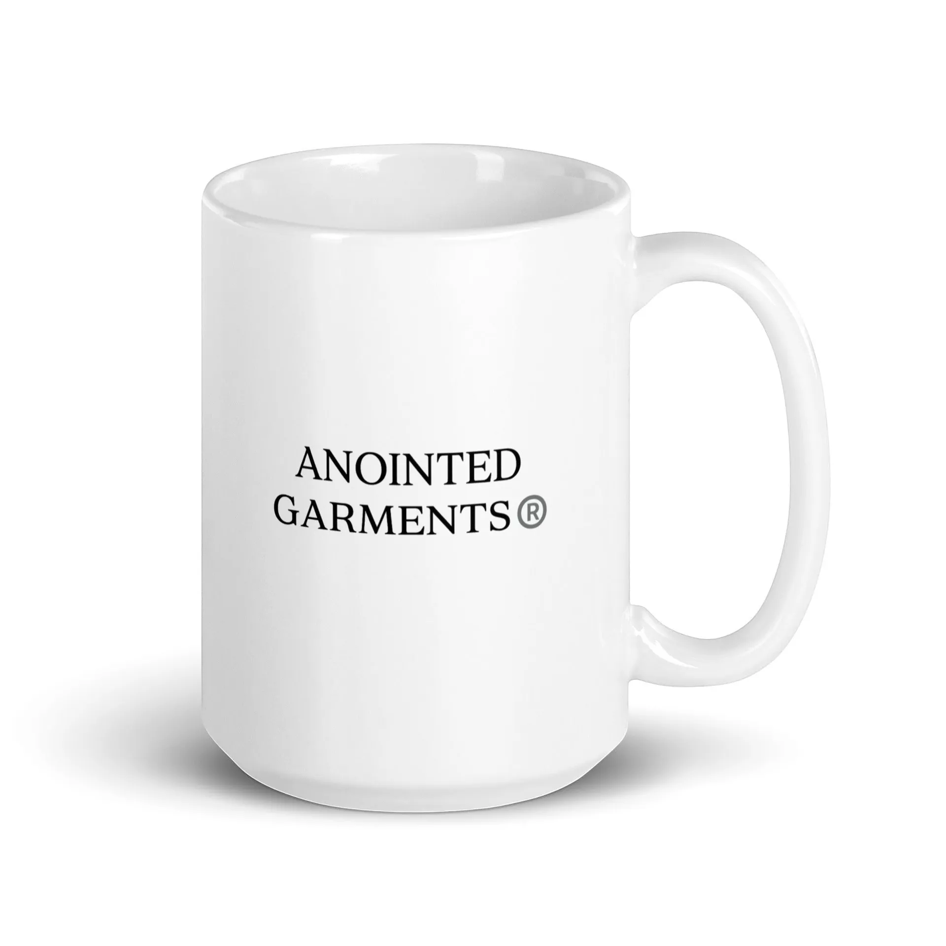 White ceramic beverage mug