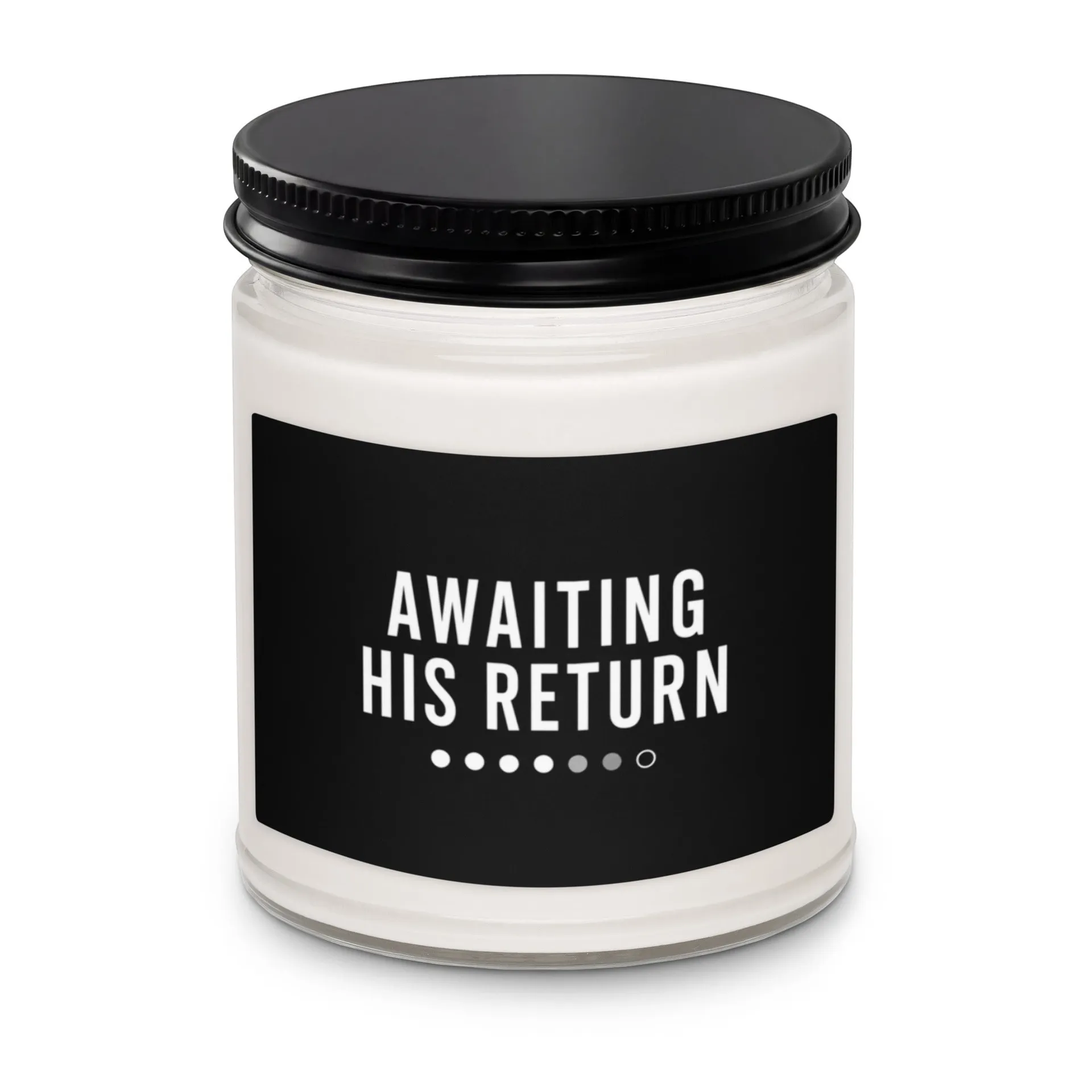 Awaiting His Return scented candle